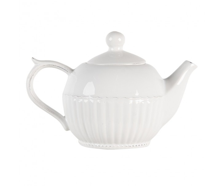 Krémová konvice Pure Line - 21*13*14 cm / 0.75L Clayre & Eef