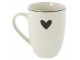 Porcelánový hrnek se srdíčkem Love Birds - 12*8*10 cm / 350 ml Clayre & Eef