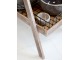 Hnědý antik dřevěný regál s košíky Cart No 5 - 42*70*170cm Chic Antique