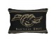 Béžovo-černý gobelínový polštář s uzlem Nautical knot - 45*15*30cm Mars & More 