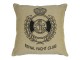 Béžovo-černý gobelínový polštář Royal Yacht Club - 45*45*16cm Mars & More 