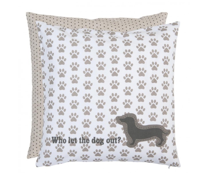 Polštář bez výplně 40*40 cm For Dogs Only Clayre & Eef