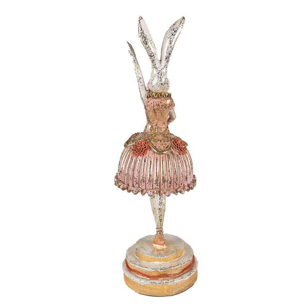 Dekorace socha zaječí dáma jako baletka - 11*11*35 cm Clayre & Eef Dekorace socha zaječí dáma jako baletka - 11*11*35 cm Clayre & Eef