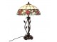 Stolní lampa Tiffany s růžemi Rosalin - Ø 35*61 cm 2x E27/60W Clayre & Eef