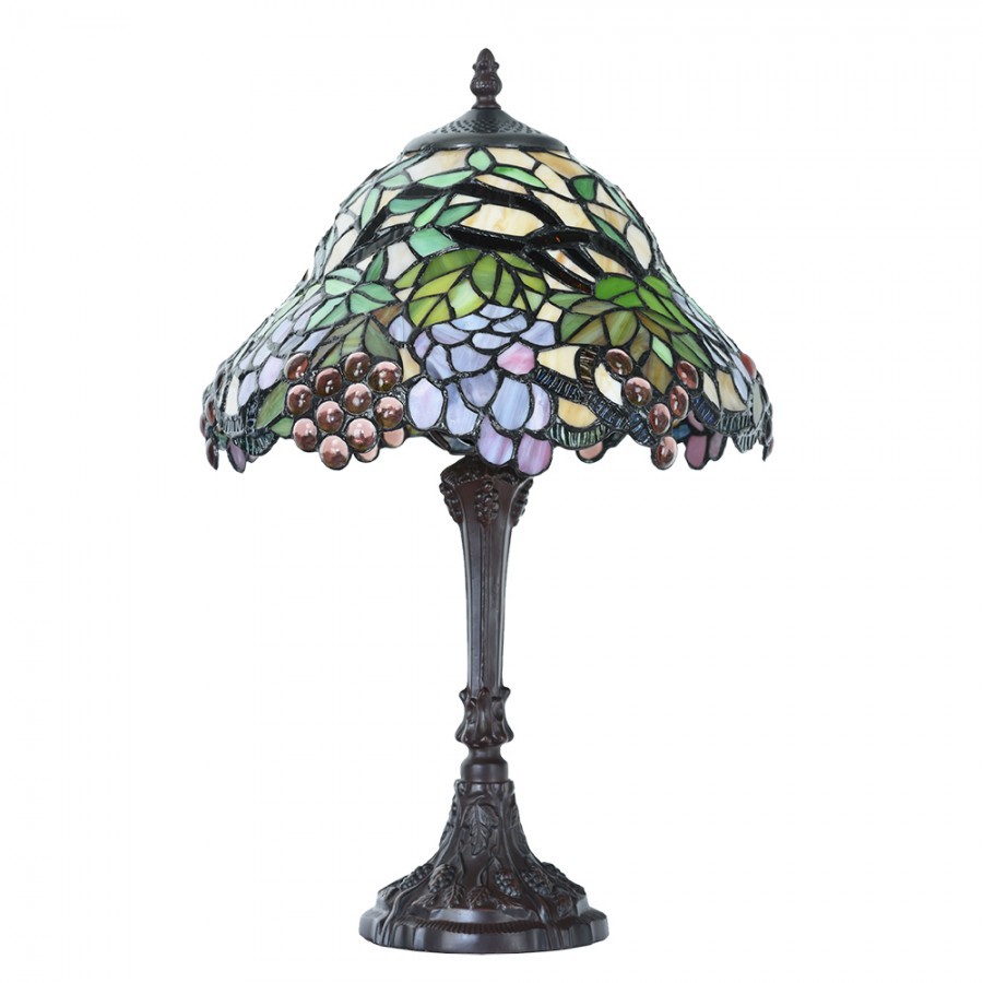 Stolní lampa Tiffany - Ø 30*48 cm 1x E27 Clayre & Eef Stolní lampa Tiffany - Ø 30*48 cm 1x E27 Clayre & Eef