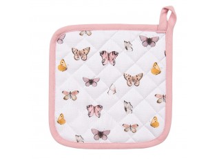 Bavlněná chňapka podložka s motýlky Butterfly Paradise - 20*20 cm