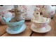 Králík v barevném šálku - 8*7*8 cm Clayre & Eef