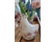 Dekorace vintage kohoutek s růžemi Rose - 9*6*11 cm Clayre & Eef