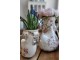 Dekorace vintage slepička s růžemi Rose - 12*11*13 cm Clayre & Eef