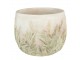 Cementový obal na květináč s jitrocelem Plantain S - Ø14*11cm Clayre & Eef