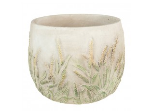 Cementový obal na květináč s jitrocelem Plantain S - Ø14*11cm