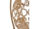Béžové závěsné ratanové křeslo Bule Beige - 113*103*197 cm J-Line by Jolipa