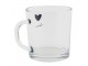 Skleněný hrneček Love - 11*8*9 cm / 250 ml Clayre & Eef