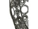 Černé závěsné ratanové křeslo Bule Black - 113*103*197 cm J-Line by Jolipa