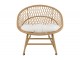Béžové ratanové zahradní houpací křeslo Zayo Beige - 118*82*78 cm J-Line by Jolipa
