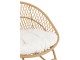 Béžové ratanové zahradní houpací křeslo Zayo Beige - 118*82*78 cm J-Line by Jolipa