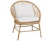 Béžové ratanové zahradní křeslo Zayo Beige - 59*74*81cm J-Line by Jolipa