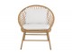 Béžové ratanové zahradní křeslo Zayo Beige - 59*74*81cm J-Line by Jolipa