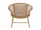 Béžové ratanové zahradní křeslo Zayo Beige - 59*74*81cm J-Line by Jolipa