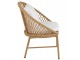 Béžové ratanové zahradní křeslo Zayo Beige - 59*74*81cm J-Line by Jolipa