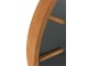 Drevěné čiernohnědé hodiny Herve M - Ø60*5 cm J-Line by Jolipa