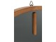 Drevěné čiernohnědé hodiny Herve M - Ø60*5 cm J-Line by Jolipa