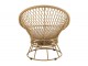 Béžové ratanové zahradní točící křeslo Zayo Beige - 88*92*100cm J-Line by Jolipa