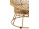 Béžové ratanové zahradní točící křeslo Zayo Beige - 88*92*100cm J-Line by Jolipa