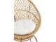 Béžové ratanové zahradní točící křeslo Zayo Beige - 88*92*100cm J-Line by Jolipa