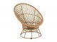 Béžové ratanové zahradní točící křeslo Zayo Beige - 88*92*100cm J-Line by Jolipa