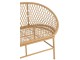 Béžová ratanová zahradní dvojsedačka Zayo Beige - 129*61*81cm J-Line by Jolipa