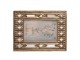 Zlatý antik fotorámeček se zrcátky - 16*2*22 cm / 10*15 cm Clayre & Eef