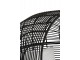 Černé ratanové zahradní křeslo Lounge Black Oval - 115*110*148 cm J-Line by Jolipa