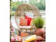 Béžové ratanové zahradní křeslo Lounge Beige Oval - 115*110*148 cm J-Line by Jolipa