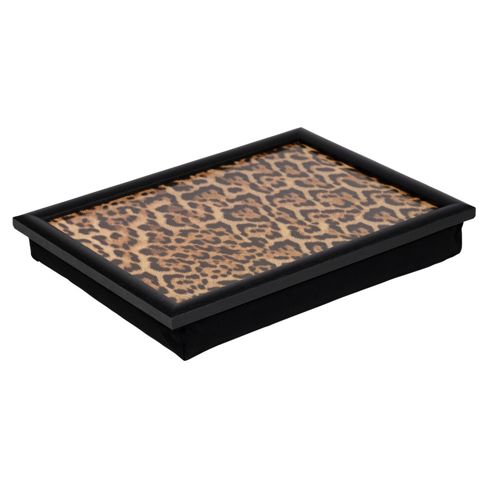 Podnos na nohy Leopard v černém rámu - 43*33*7cm Mars & More Podnos na nohy Leopard v černém rámu - 43*33*7cm Mars & More