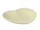 Žlutý keramický talíř / miska ve tvaru srdce Hella Yellow - 22*22*4 cm J-Line by Jolipa