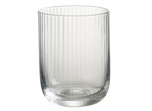 Sklenička na vodu s vroubkováním Ralph - Ø7*9cm / 260ml