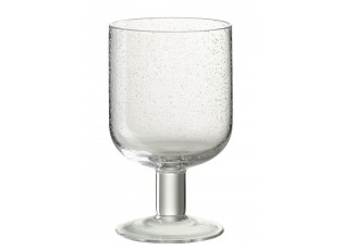 Sklenička na noze s bublinkami Louise - Ø8*13cm / 360ml