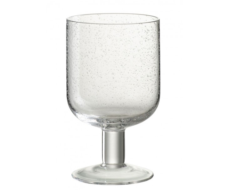 Sklenička na víno s bublinkami Louise - Ø8*13cm / 360ml J-Line by Jolipa