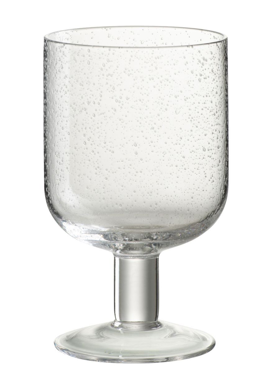 Sklenička na víno s bublinkami Louise - Ø8*13cm / 360ml