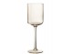 Jantarová sklenička na víno s voubkováním Ralph - Ø7*23cm / 370ml J-Line by Jolipa
