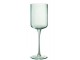 Mentolová sklenička na víno s vroubkováním Ralph - Ø7*23cm / 370ml J-Line by Jolipa