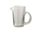 Transparetní skleněný džbánek Ella S - 11*6*9cm / 150ml J-Line by Jolipa