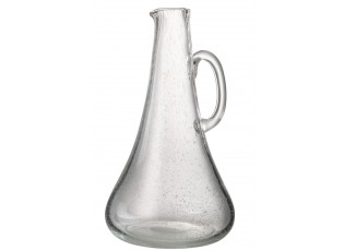 Transparetní skleněný džbán s bublinkami Yones L - 19*19*34cm