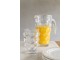 Transparentní skleněný džbán s bublinami Loupe - 17*12*22cm / 1000ml J-Line by Jolipa