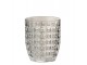 Reliéfní transparentní sklenička Embossed - Ø9*10cm / 150ml J-Line by Jolipa