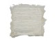 Kožený bílý podsedák dlouhý chlup Curly white - 40*40*2cm Mars & More 