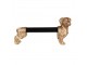 Stojan na kuchyňské role jezevčík Dog Gold - 46*15*21 cm Clayre & Eef