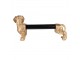 Stojan na kuchyňské role jezevčík Dog Gold - 46*15*21 cm Clayre & Eef