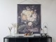 Nástěnná vintage mapa s květy Floral print - 124*145 cm Chic Antique